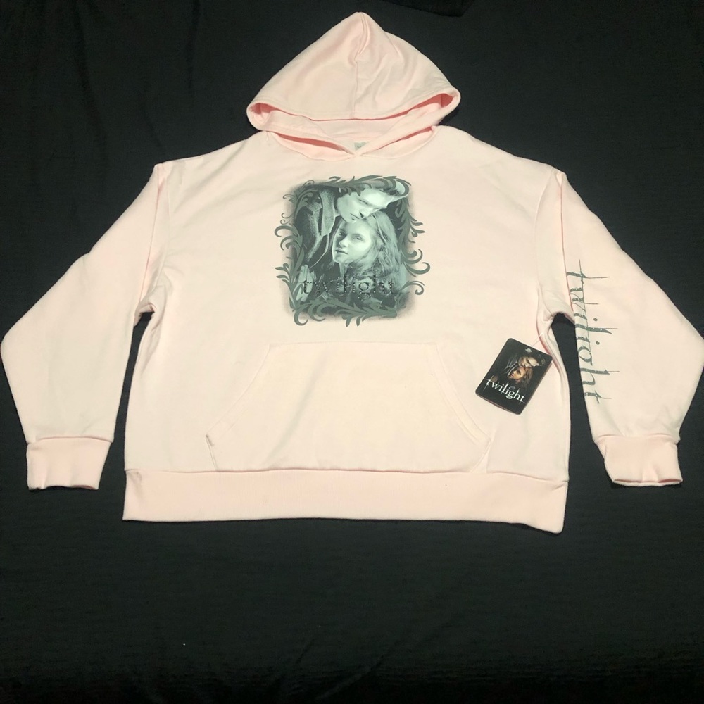 Twilight Saga Women's Hoodie Bella Swan/ Edward, Size Medium, Twilight Rimstone